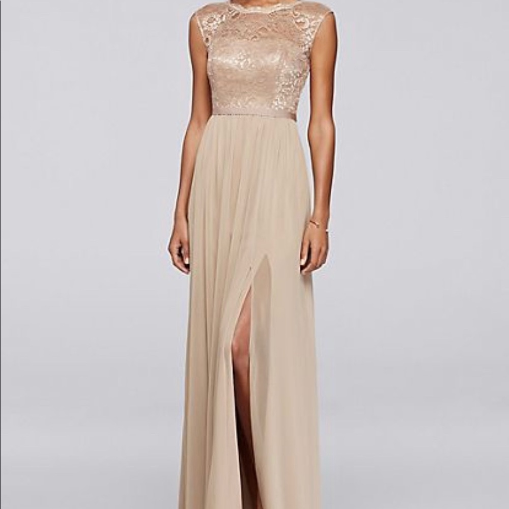David’s Bridal bridesmaid gown